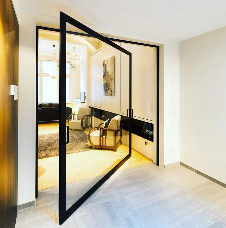 Pivot Glass Door
